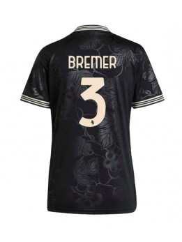 Billige Juventus Gleison Bremer #3 Tredjedrakt Dame 2025-26 Kortermet